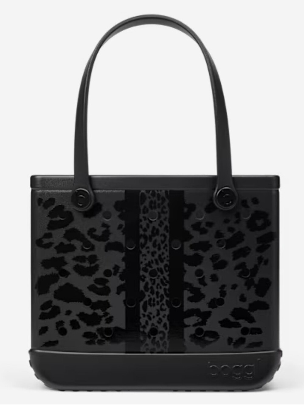 Bogg Bag Baby Black Onyx Leopard Lux